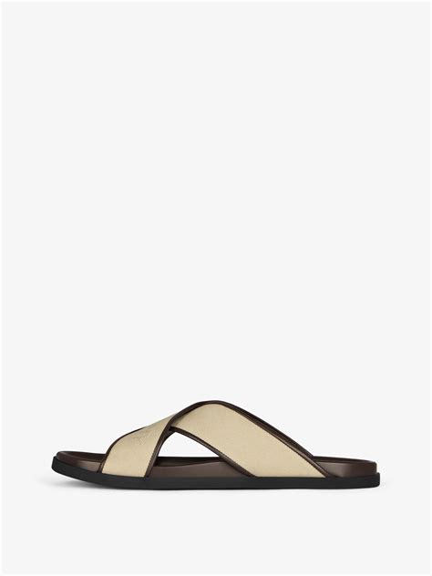 G Plage flat sandals in canvas 